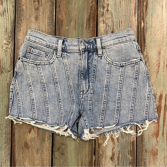 Pistola 6 (27) Winston Denim Shorts Boundaries Mid Rise Womens Cutoff Frayed Hem - Picture 9 of 10
